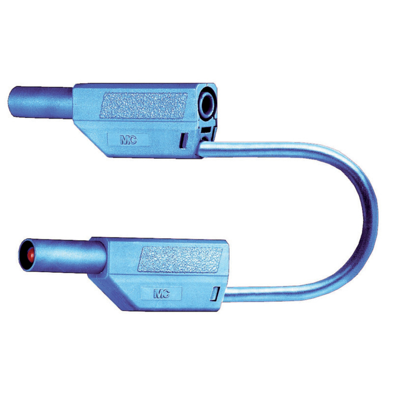 Sicherheitsmessleitungen in PVC (SLK425-E-N) 4mm- 32A- 0-5m- blau