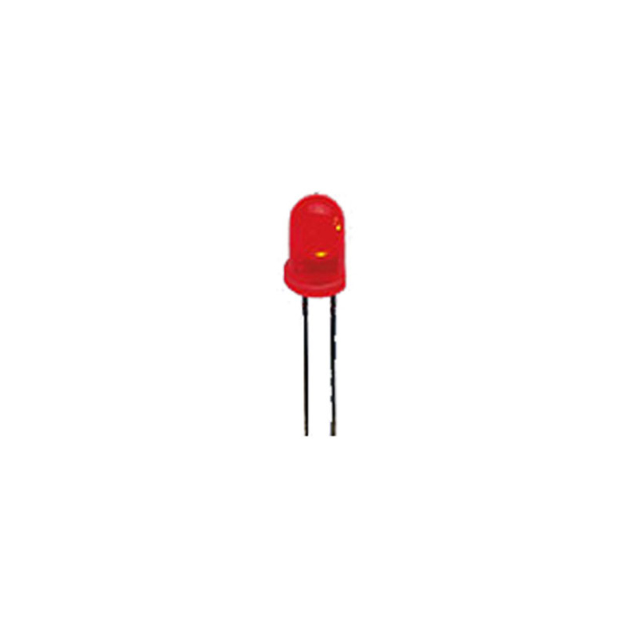 Superhelle 5 mm LED- Rot- 6-500 mcd- 70 Stück