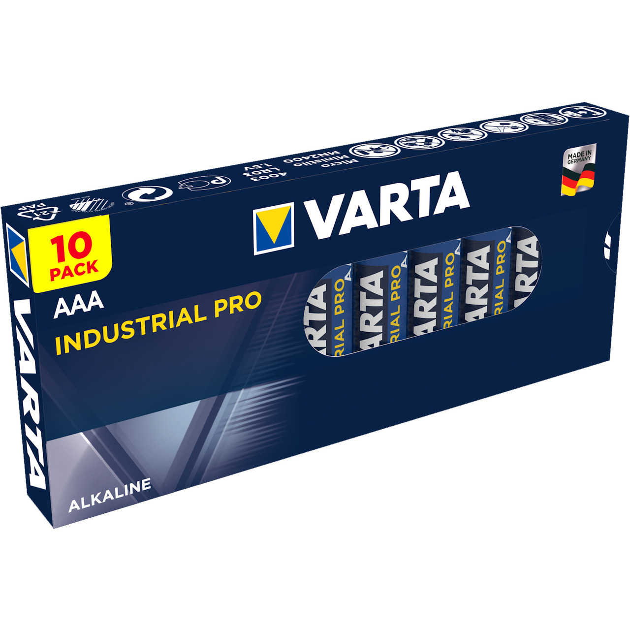 VARTA 10er-Set Industrial PRO Micro-AAA