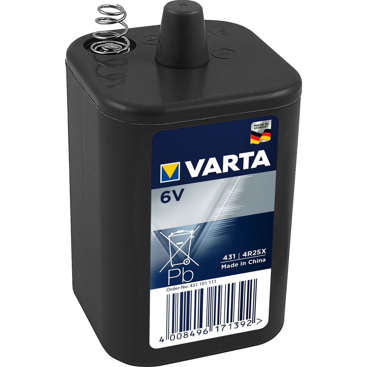 VARTA Professional Blockbatterie 431-4R25X- 6 V