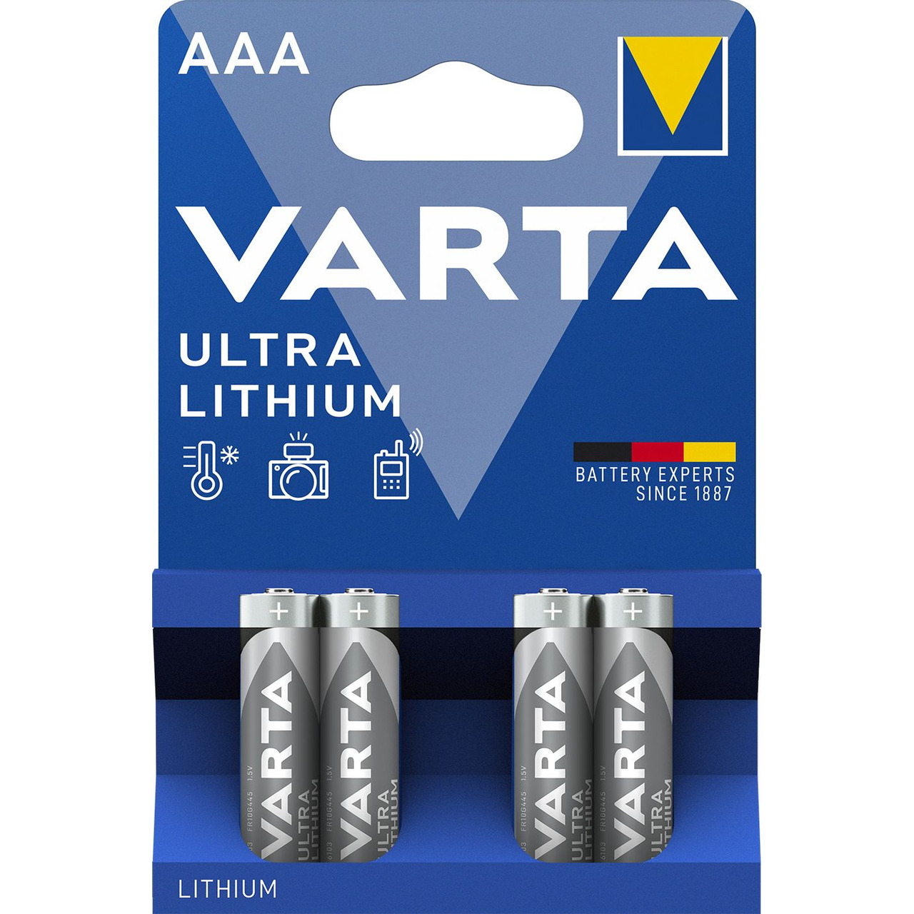VARTA ULTRA LITHIUM AAA Blister 4